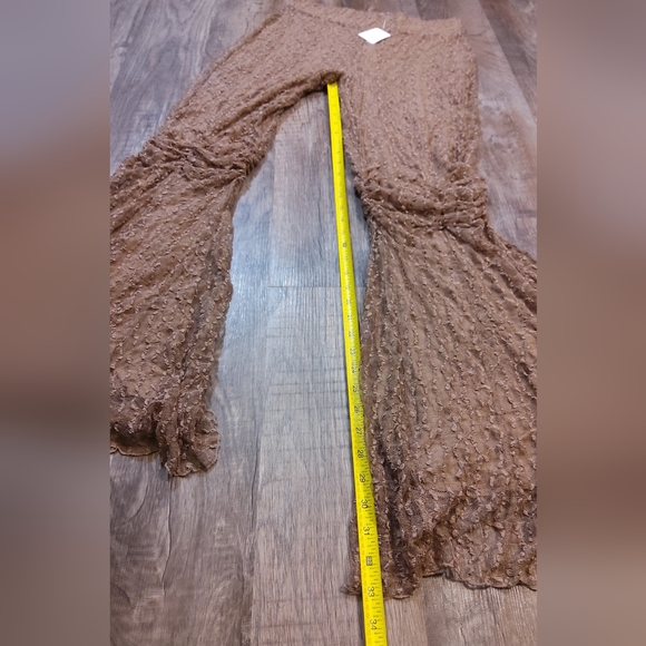 FREE PEOPLE Georgina Mesh Flare Pants NWT - Picture 12 of 13